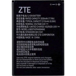 ZTE OEM Li-ion Cell Phone Battery 3.8V 2115mAh 8.0Wh LI3820T43P4H694848 4.35V 2035mAh 7.7Wh GB 31241