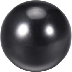 Thermoset Ball Knob M16 Female Threaded Machine Handle 45mm Diameter Smooth Rim Black