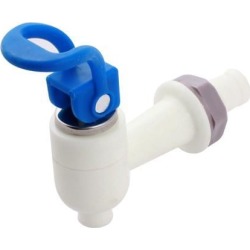 Unique Bargains Blue Hand Push Cooler Drink 9mm Exit Tap Faucet Water Dispenser for Midea