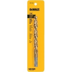 B & D DEWALT POWER TOOLS 7/16' Titanium Split Point Drill Bit