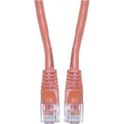Offex Cat5e Ethernet Patch Cable, Snagless/Molded Boot, 14 foot - Orange