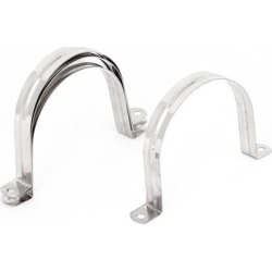 4pcs 2-Hole Rigid Conduit Pipe Straps Clips Clamps for 90mm Dia Tube