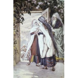 Posterazzi SAL9999918 The Visitation James Tissot 1836-1902 French Poster Print - 18 x 24 in.