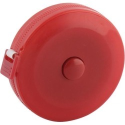 150cm 60 Inch Red Plastic Shell Press Button Retractable Tape Measurement Tool