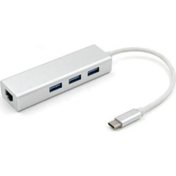 SPEEDEX USB type-C USB3.1 to Lan adaptor and 3Port USB 3.0