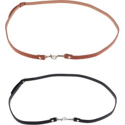2pcs Adjustable Leather Shoulder Bag Strap Belt Replacement Lobster Clasps
