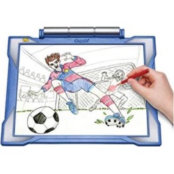 crayola lightup tracing pad blue, coloring board for kids, gift, toys for...
