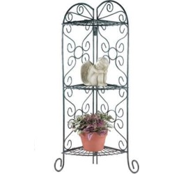 Koehler Home Decorative 3 Tier Corner Plant Stand