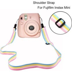 Instant Film Camera Rainbow Camera Flexible Neck Shoulder Strap For Fujifilm Instax Mini Camera Accessory Parts mixed color