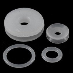 Sealing Ring Gasket 21cm Inner Dia Clear White for 3-4 L Pressure Cooker