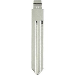 Metal Remote Folding Key Blank Blade Replacement for Nissan Versa