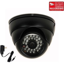 VideoSecu 3.6mm Wide Angle Lens Security Camera IR Day Night Vision Built-in 1/3' SONY Effio CCD 600TVL Outdoor Indoor Weatherproof with Free Power