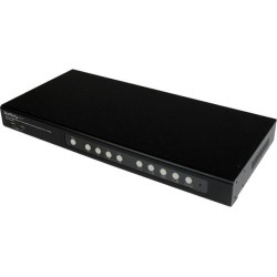 StarTech.com 4 Port DVI USB KVM Switch with Dual DVI Console and Quad-View 4-in-1 Display
