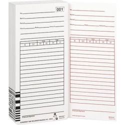 Acroprint Time Recorder 09-9111-000 Time Card for Es1000 Electronic Totalizing Payroll Recorder, 100/Pack