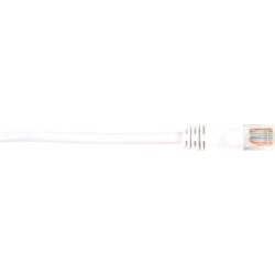 Black Box CAT5EPC-010-WH Black Box CAT5e Value Line Patch Cable, Stranded, White, 10-ft. (3.0-m) - Category 5e for Network Device - Patch Cable.