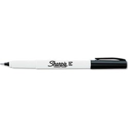 Sharpie 37665PP Permanent Markers, Ultra Fine Point, Black, 5/Pack