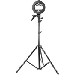 Neewer S-Type Bracket Holder with Bowens Mount and 75' Light Stand for Speedlite