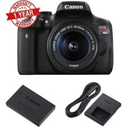 Canon EOS Rebel T6i DSLR Camera with 18-55mm Lens