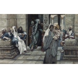 Posterazzi SAL999211 The Widows Mite James Tissot 1836-1902 French Poster Print - 18 x 24 in.