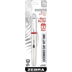 PM-701 Permanent Marker, Medium Bullet Tip, Red 65131