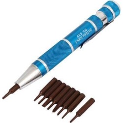 Unique Bargains Repair Tool Kit Torx Slotted Phillips Tip Head Screwdriver Bit Set 9 in 1