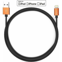 Pawtec Premium 3.3 Ft Lightning to USB Charge Sync Cable Apple MFi iPhone X 8 7