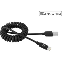 Apple Certified Lightning 8 Pin Coiled USB Data Charge Cable for iPhone 7/7 Plus