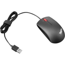 lenovo 0B47158 Graphite Black Wired Optical ThinkPad Precision USB Mouse
