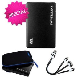 Black Li-ion Power Bank (11000 mAh)