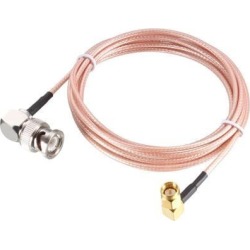 BNC Male Right Angle to SMA Male Right Angle RG316 Coaxial Cable 1.83Meter/6Ft