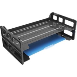 Deflect-o Single Self Stacking Legal Tray