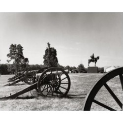 Posterazzi SAL255431 Cannons on a Battlefield Bull Run Battlefield Manassas Virginia USA Poster Print - 18 x 24 in.