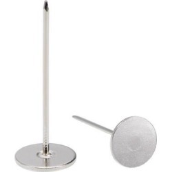 Upholstery Nails Tacks 18mmx50mm Flat Head Furniture Nails Silver Tone 50 Pcs