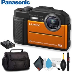 Panasonic Lumix Digital Camera Orange Standard Bundle
