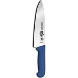 Victorinox Knives VNVN40451 Stainless Chef's Knife Blue 8' Blade Fibrox Handle K