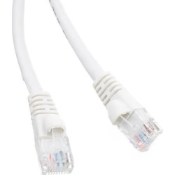 Offex Cat5e Ethernet Patch Cable Snagless/Molded Boot 100 foot - White
