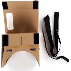 Virtual Reality Cardboard Adjustable Belt Mount 3D Glasses Google Head...
