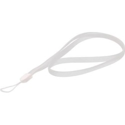Cell Mobile Phone PVC Luminous Neck Strap Lanyard Clear 43cm Long