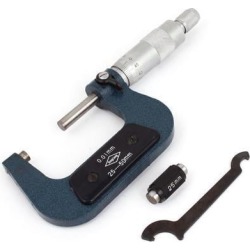 25-50mm 0.01mm Gauge Outside Metric Micrometer Mechanist Jewelry Caliper Tool
