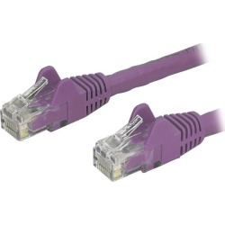 StarTech N6PATCH9PL StarTech.com Cat6 Patch Cable - 9 ft. - Purple Ethernet Cable - Snagless RJ45 Cable - Ethernet Cord - Cat 6 Cable