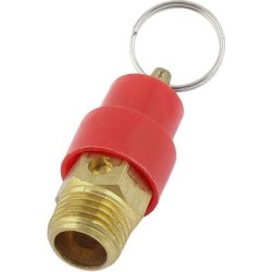 Unique Bargains 13mm Threaded Air Compressor Pneumatic Pressure Relief Safety Valve