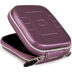 SumacLife Eva Compact Digital Camera Travel Carrying Case with Carabiner Key Chain (Purple)