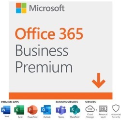 Microsoft Office 365 Business Premium - 12-month subscription, 1 person, PC/Mac Download