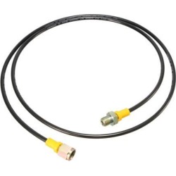 Hydraulic Test Hose, Male Outer Thread G1/4 to Female G1/4, 40Mpa 1.5m Length High Pressure Gauge Test Hoses