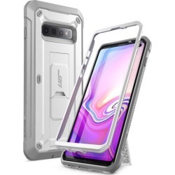 SUPCASE Galaxy S10 Case, Heavy Duty Holster & Kickstand Case Without Built-in Screen Protector for Samsung Galaxy S10 (2019 Release), Unicorn Beetle