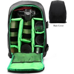 BRINCH Camera Backpack Camera bag in Purple for DSLR SLR Cameras, Laptops, Tripod and Accessories