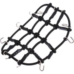 Elastic RC Car Rock Crawler Buggy 1:10 1:18 Scale Luggage Net 120x80mm Black