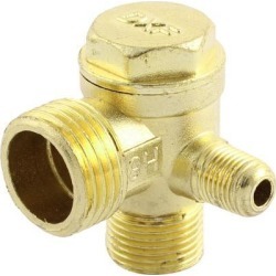 3-way Air Compressor Replacement Parts Male Threaded Check Valve