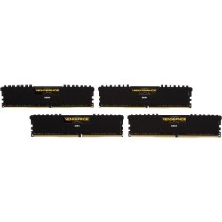 CORSAIR Vengeance LPX 16GB (4 x 4GB) 288-Pin DDR4 SDRAM DDR4 2400 (PC4 19200) C14 Memory Kit - Black Model CMK16GX4M4A2400C14