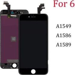 Screen Replacement for iPhone 6 Black, Digitizer Display with LCD Touch Screen Glass Frame Assembly for iPhone 6 4.7 inch- White Compatible with Model